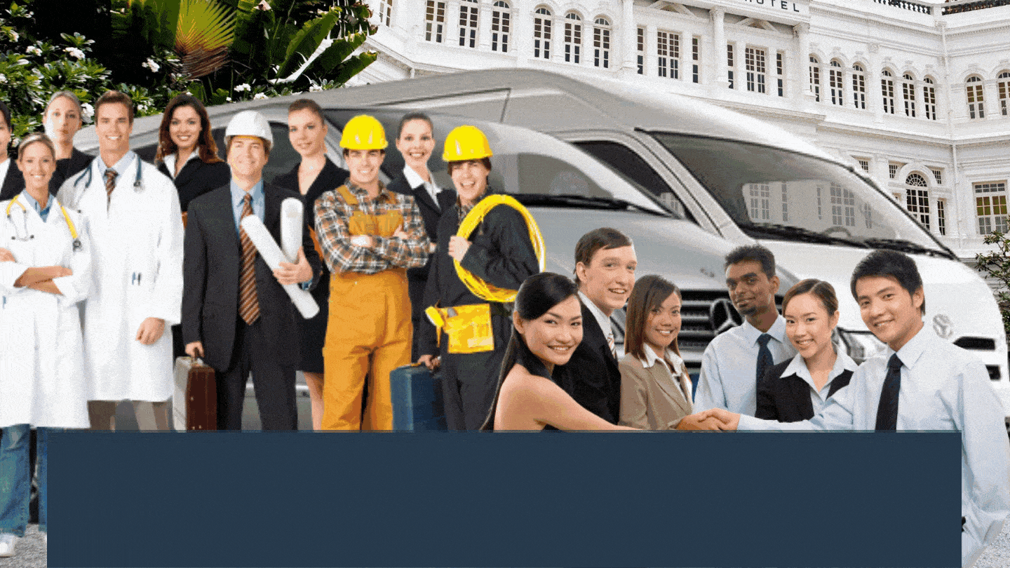employees & workers monthly minibus charter