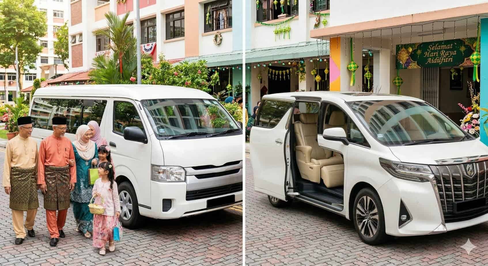 affordable hari raya minibus charter singapore minibus singapore